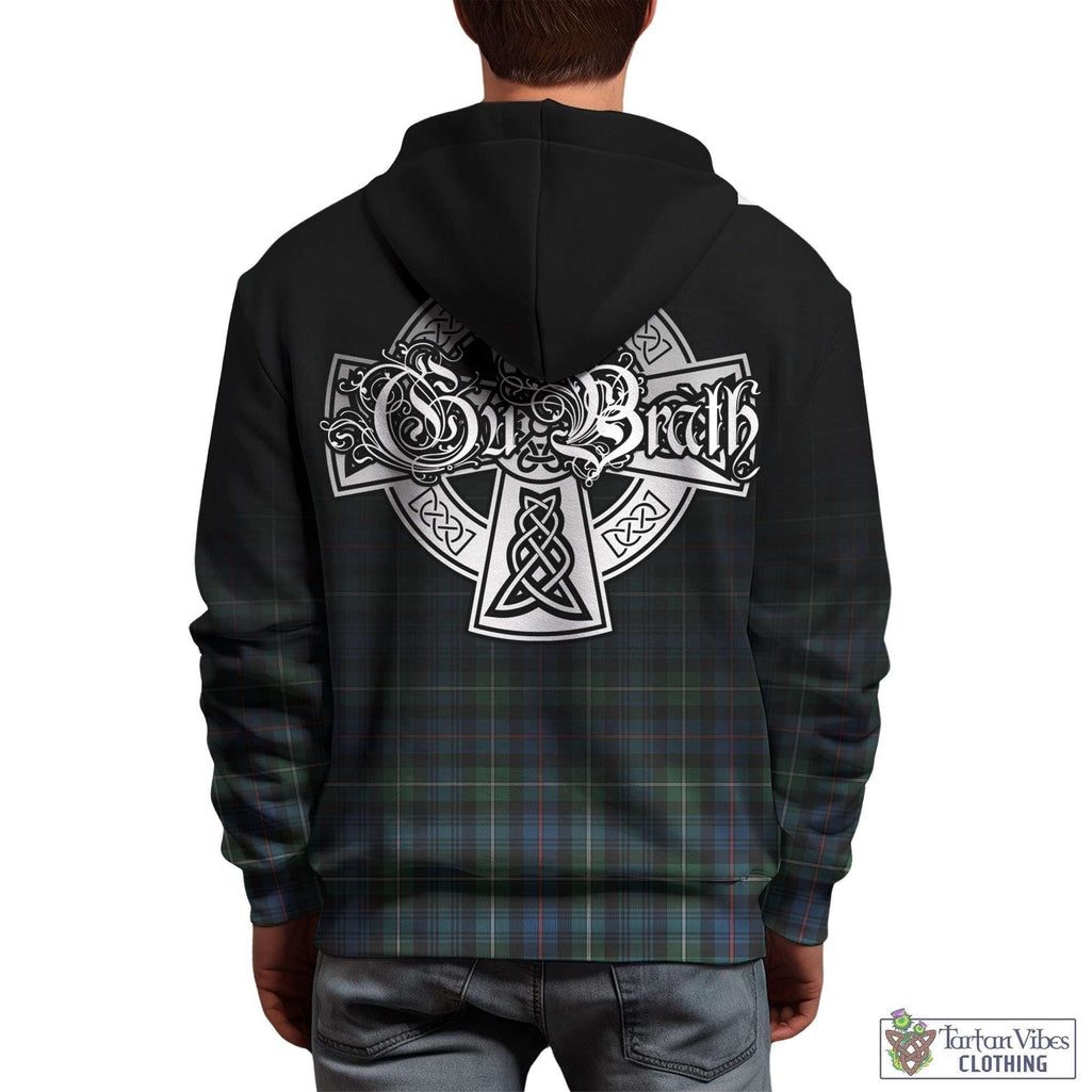 Tartan Vibes Clothing MacKenzie Ancient Tartan Hoodie Featuring Alba Gu Brath Family Crest Celtic Inspired