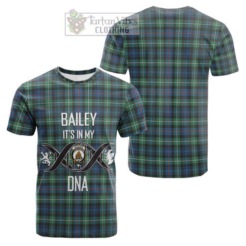 Mackenzie Ancient Tartan Cotton T-shirt with Family Crest DNA In Me Style