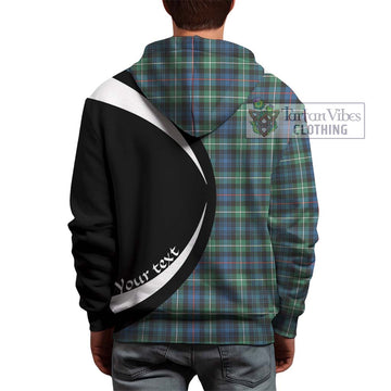 Mackenzie Ancient Tartan Hoodie with Family Crest Circle Style