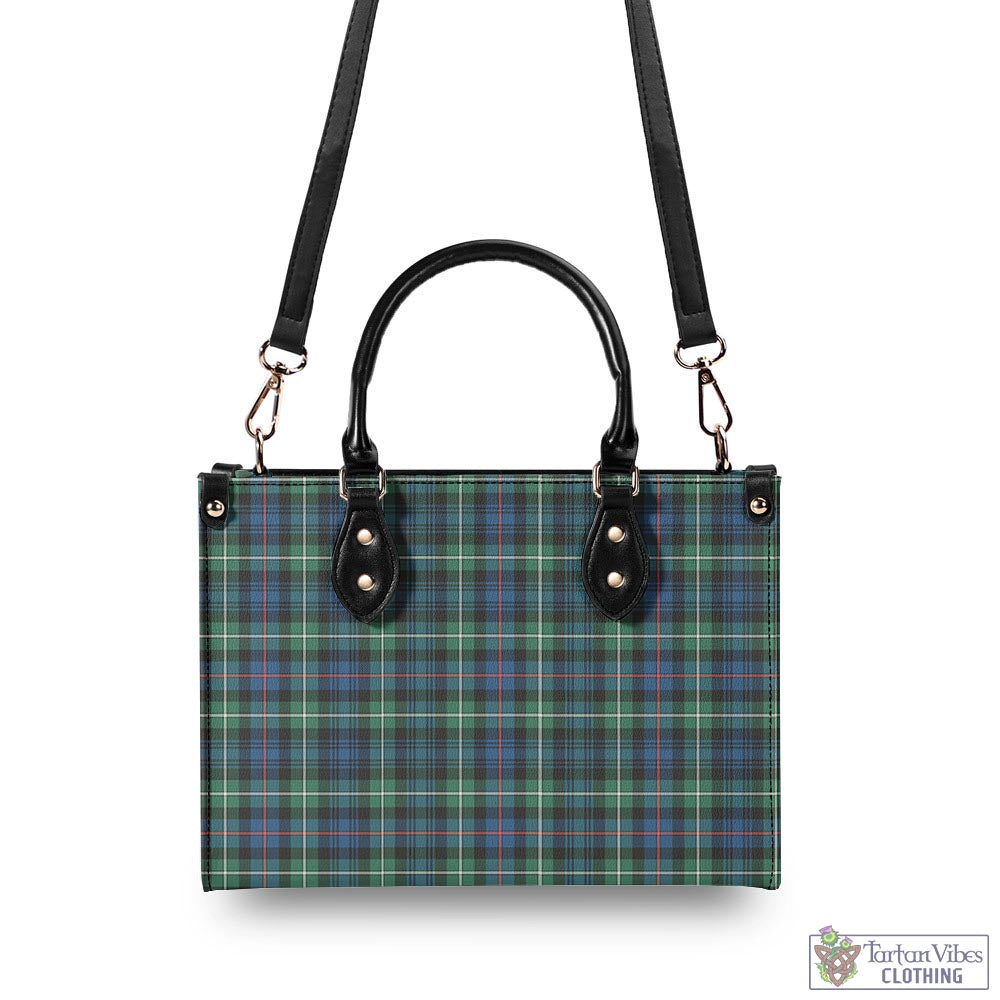 Tartan Vibes Clothing MacKenzie Ancient Tartan Luxury Leather Handbags