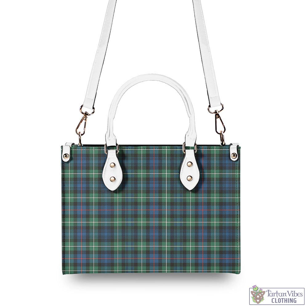 Tartan Vibes Clothing MacKenzie Ancient Tartan Luxury Leather Handbags