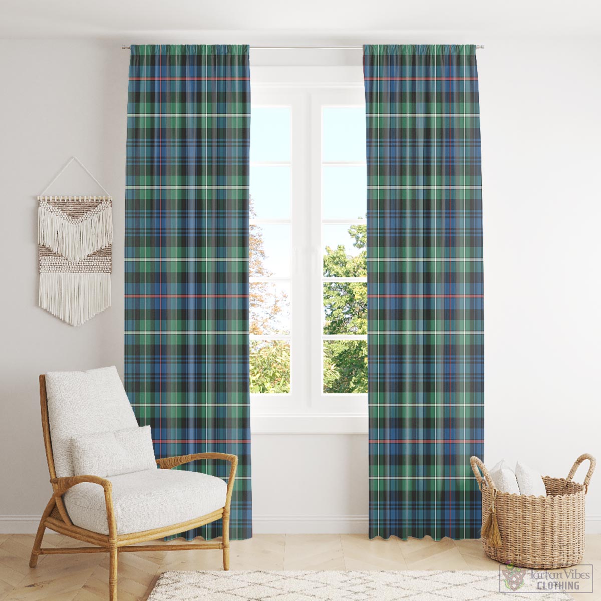 MacKenzie Ancient Tartan Window Curtain