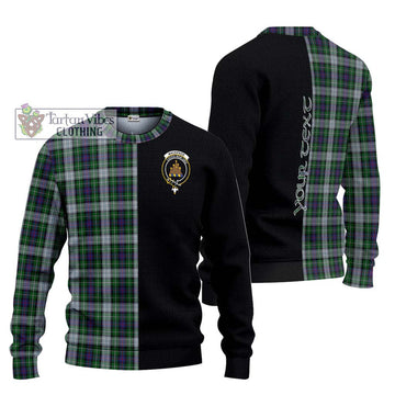 Mackenzie Dress Tartan Ugly Sweater with Family Crest and Half Of Me Style