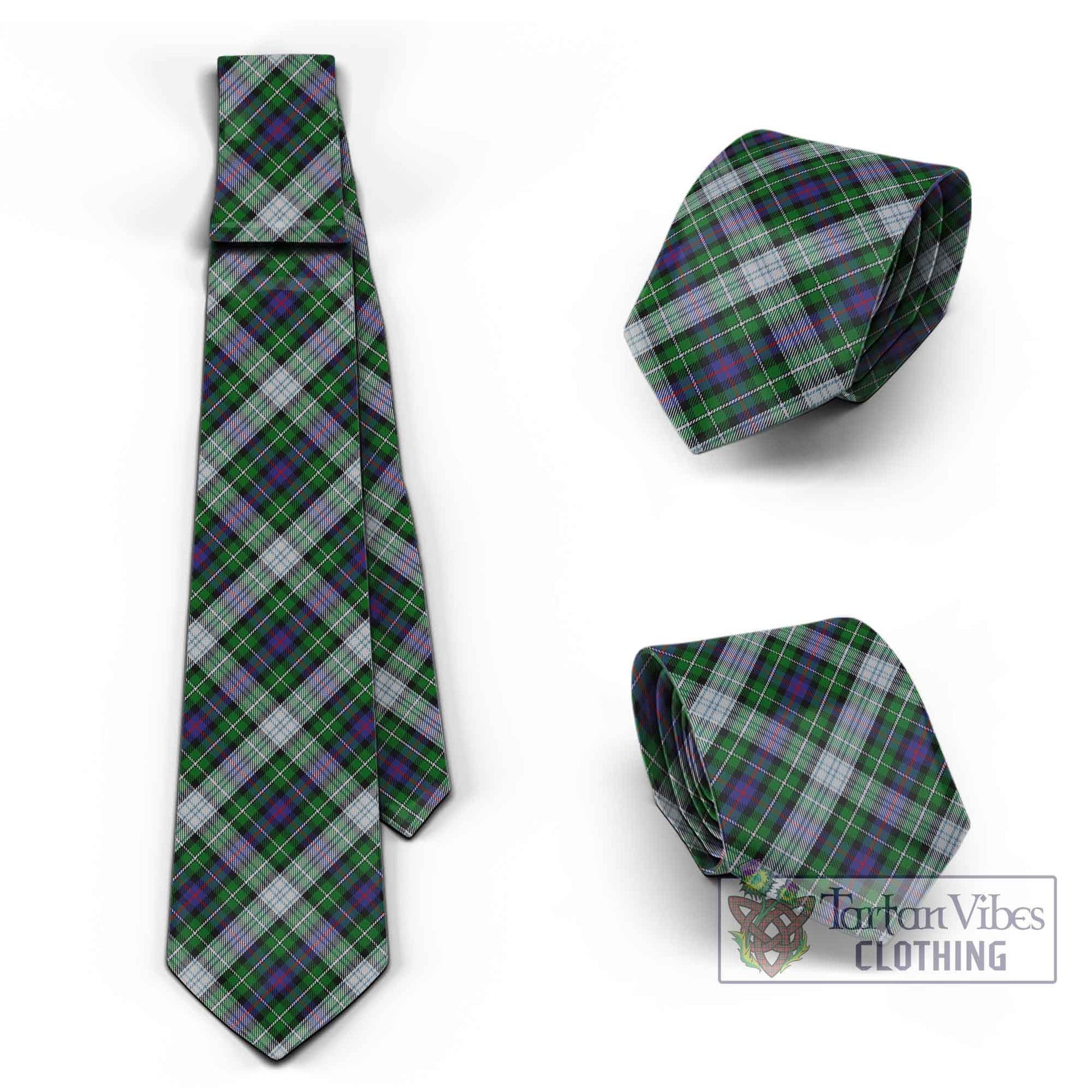 Tartan Vibes Clothing Mackenzie Dress Tartan Classic Necktie Cross Style