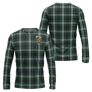 MacKenzie Dress Tartan Long Sleeve T-Shirt with Family Crest