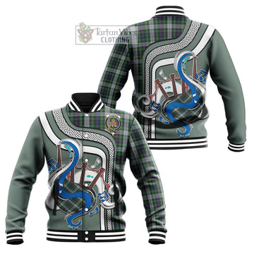 Mackenzie Dress Tartan Baseball Jacket with Epic Bagpipe Style