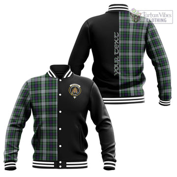 Mackenzie Dress Tartan Baseball Jacket with Family Crest and Half Of Me Style