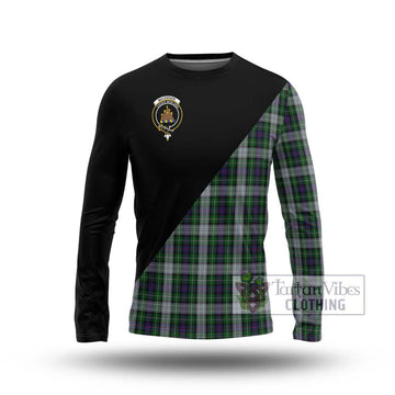 Mackenzie Dress Tartan Long Sleeve T-Shirt with Family Crest and Military Logo Style