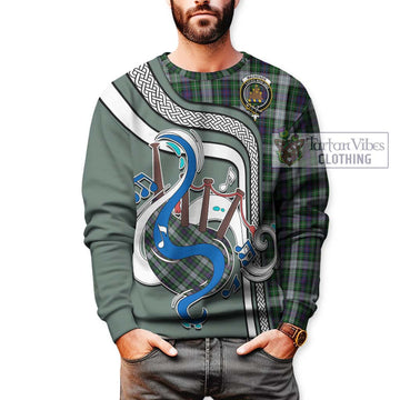 Mackenzie Dress Tartan Sweatshirt with Epic Bagpipe Style