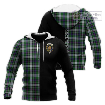 Mackenzie Dress Tartan Knitted Hoodie with Family Crest and Half Of Me Style