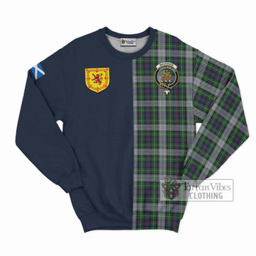 Mackenzie Dress Tartan Sweatshirt Alba with Scottish Lion Royal Arm Half Style