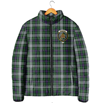 MacKenzie Dress Tartan Padded Jacket with Family Crest