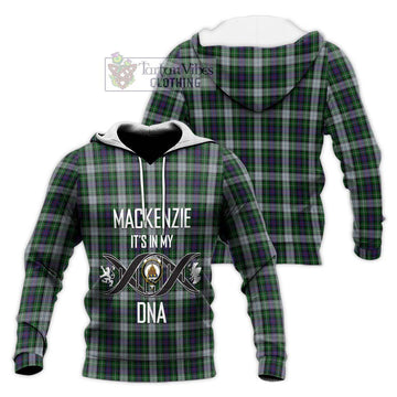 Mackenzie Dress Tartan Knitted Hoodie with Family Crest DNA In Me Style