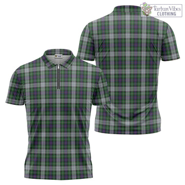 MacKenzie Dress Tartan Zipper Polo Shirt