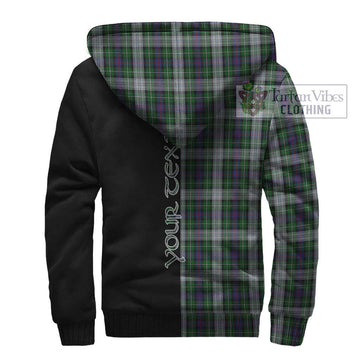 Mackenzie Dress Tartan Sherpa Hoodie with Family Crest and Half Of Me Style