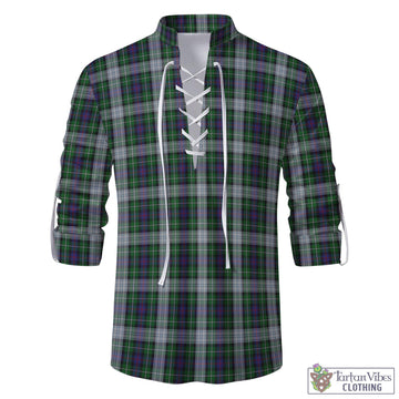 MacKenzie Dress Tartan Men's Scottish Traditional Jacobite Ghillie Kilt Shirt