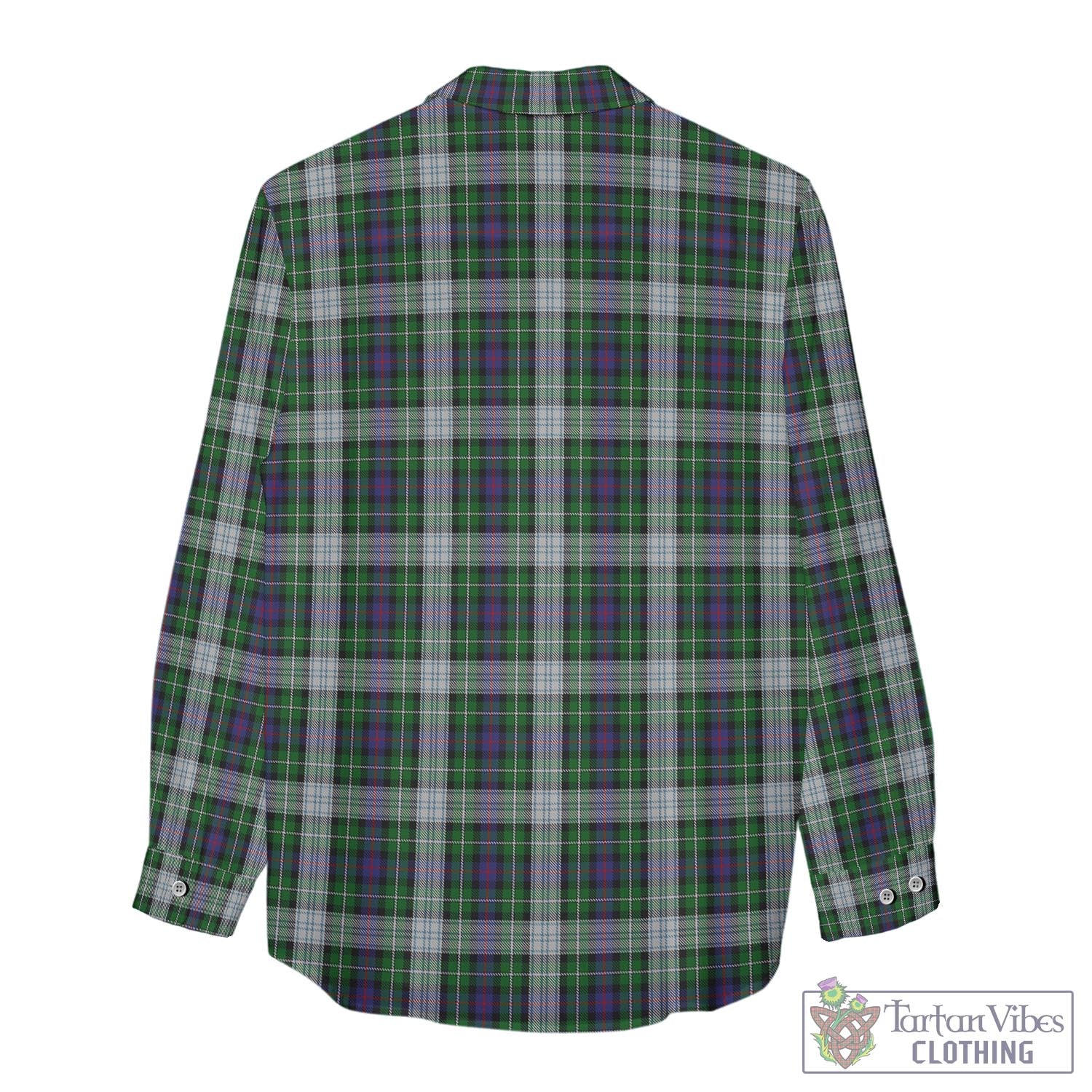 Tartan Vibes Clothing MacKenzie Dress Tartan Womens Casual Shirt with Family Crest