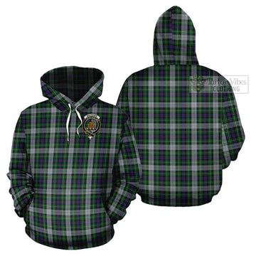 Mackenzie Dress Tartan Cotton Hoodie with Family Crest