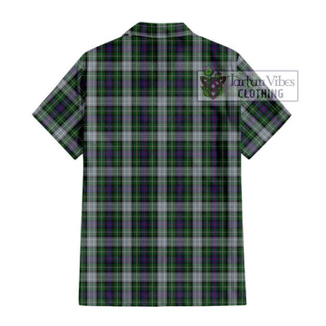 Mackenzie Dress Tartan Short Sleeve Button Shirt with Family Crest DNA In Me Style