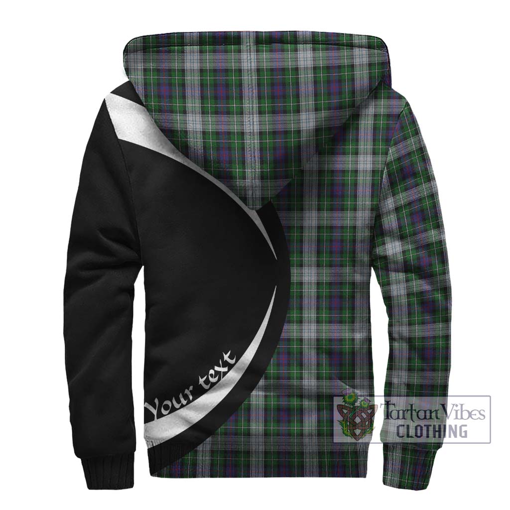 Mackenzie Dress Tartan Sherpa Hoodie with Family Crest Circle Style - Tartan Vibes Clothing