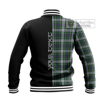 Mackenzie Dress Tartan Baseball Jacket with Family Crest and Half Of Me Style