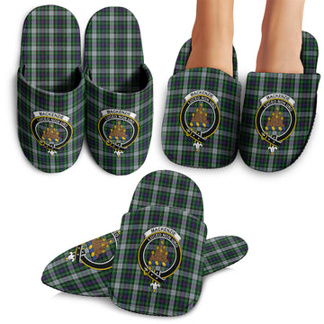 MacKenzie Dress Tartan Home Slippers with Family Crest