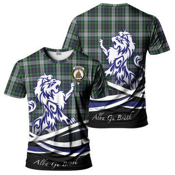 MacKenzie Dress Tartan T-Shirt with Alba Gu Brath Regal Lion Emblem