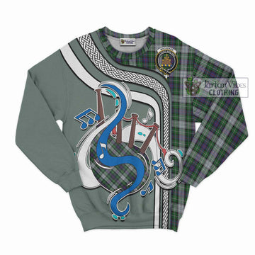 Mackenzie Dress Tartan Sweatshirt with Epic Bagpipe Style