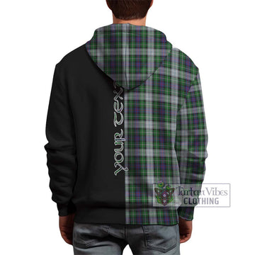 Mackenzie Dress Tartan Hoodie with Family Crest and Half Of Me Style