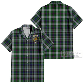 Mackenzie Dress Tartan Cotton Hawaiian Shirt with Family Crest