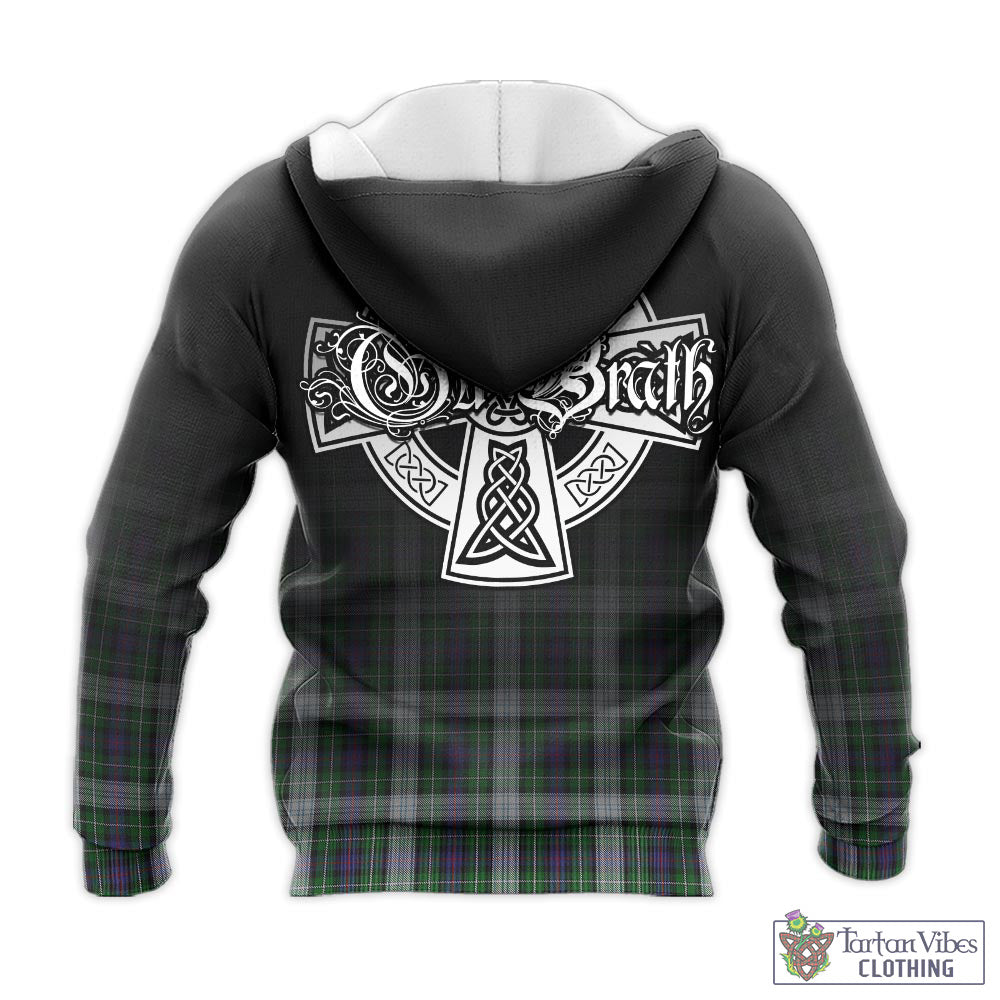 Tartan Vibes Clothing MacKenzie Dress Tartan Knitted Hoodie Featuring Alba Gu Brath Family Crest Celtic Inspired