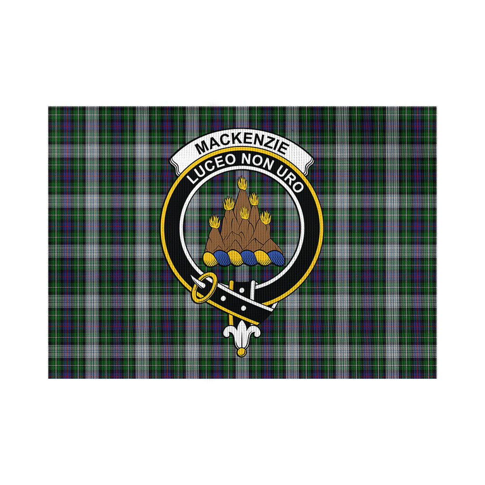 MacKenzie Dress Tartan Flag with Family Crest - Tartan Vibes Clothing