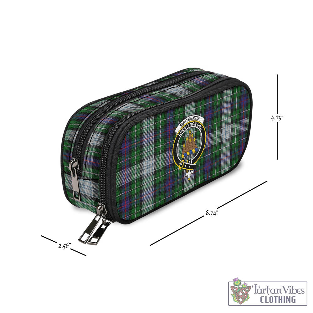 Tartan Vibes Clothing MacKenzie Dress Tartan Pen and Pencil Case with Family Crest