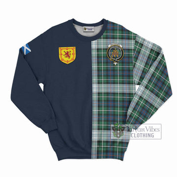 Mackenzie Dress Ancient Tartan Sweatshirt Alba with Scottish Lion Royal Arm Half Style