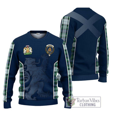 Mackenzie Dress Ancient Tartan Ugly Sweater with Family Crest and Lion Rampant Vibes Sport Style