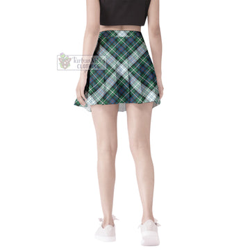 Mackenzie Dress Ancient Tartan Women's Plated Mini Skirt Cross Style