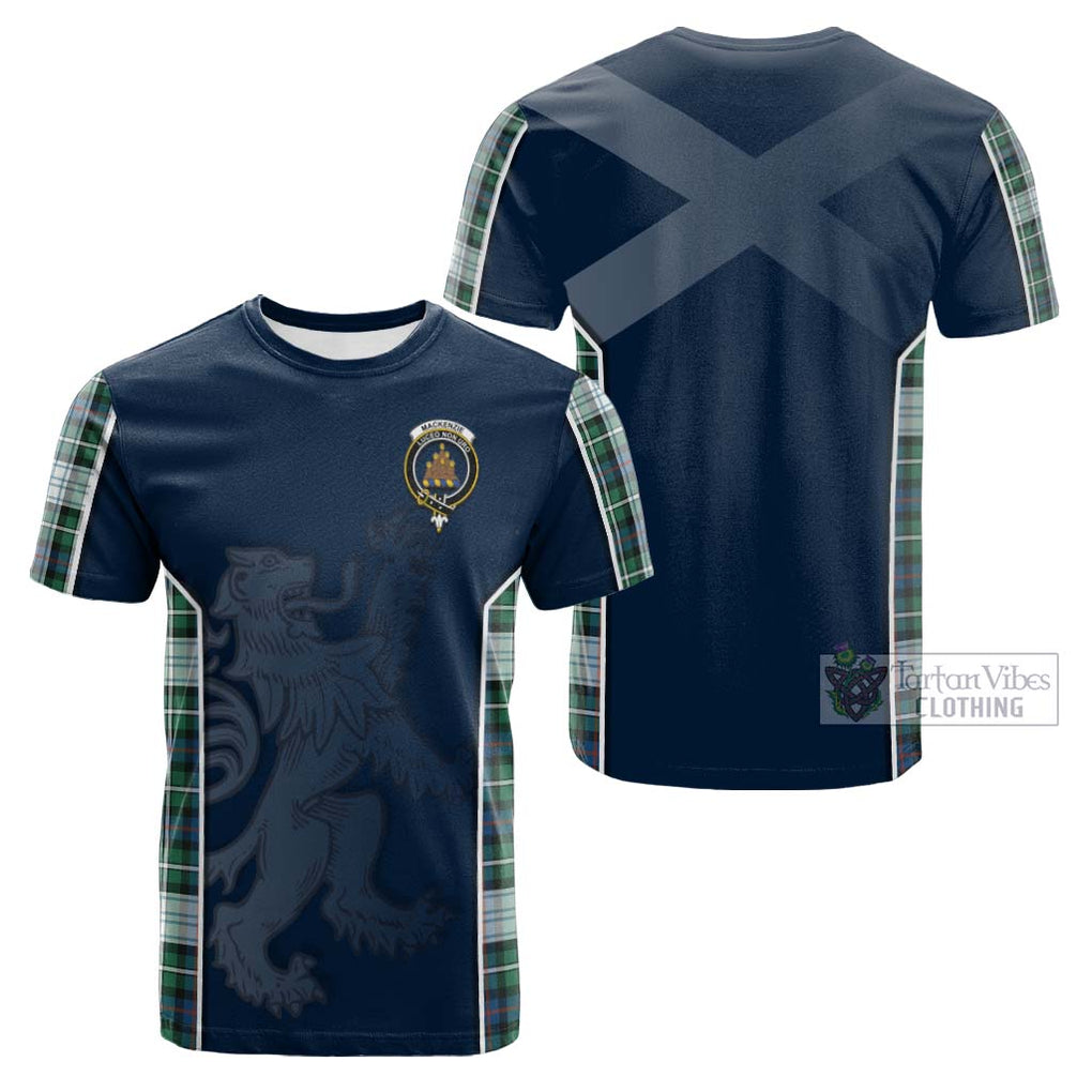 Tartan Vibes Clothing Mackenzie Dress Ancient Tartan Cotton T-shirt with Family Crest and Lion Rampant Vibes Sport Style