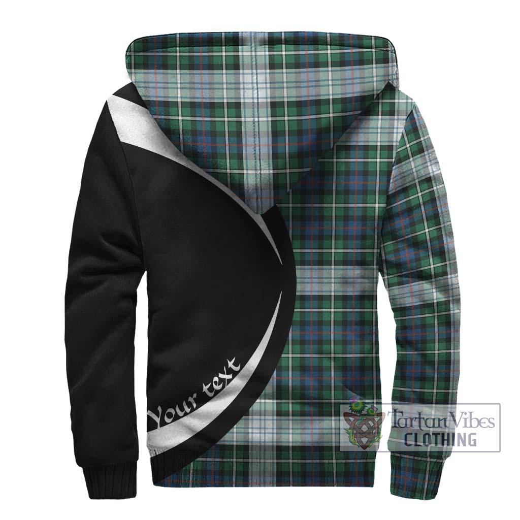 Mackenzie Dress Ancient Tartan Sherpa Hoodie with Family Crest Circle Style - Tartan Vibes Clothing