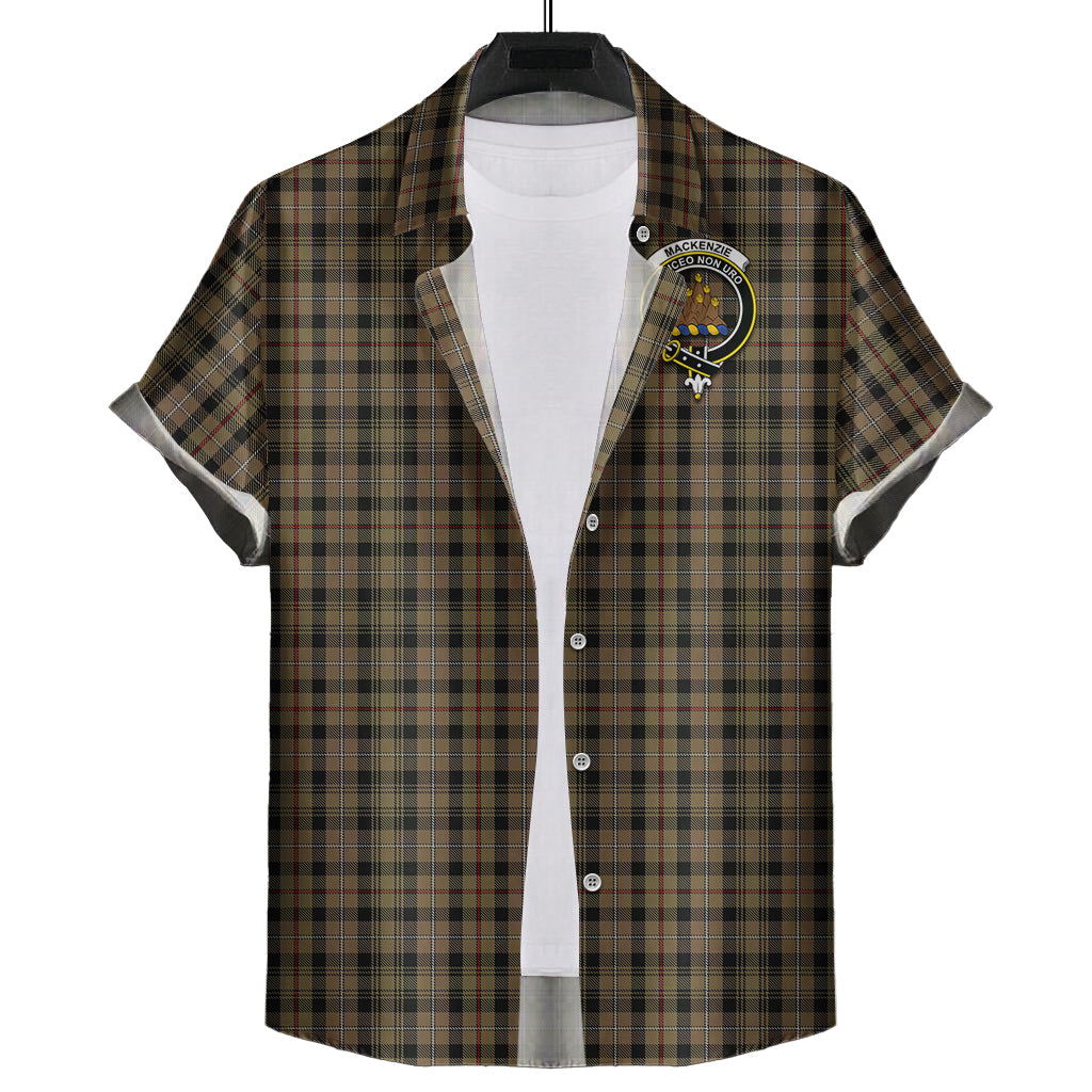 mackenzie-hunting-tartan-short-sleeve-button-down-shirt-with-family-crest