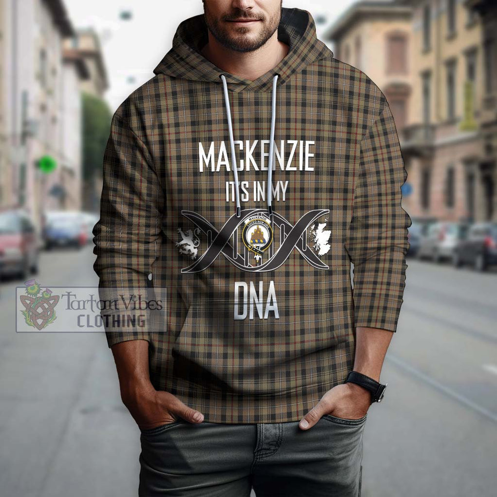 Mackenzie Hunting Tartan Hoodie with Family Crest DNA In Me Style Pullover Hoodie - Tartanvibesclothing Shop