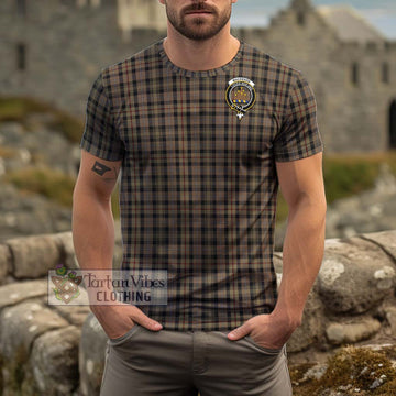 Mackenzie Hunting Tartan Cotton T-Shirt with Family Crest