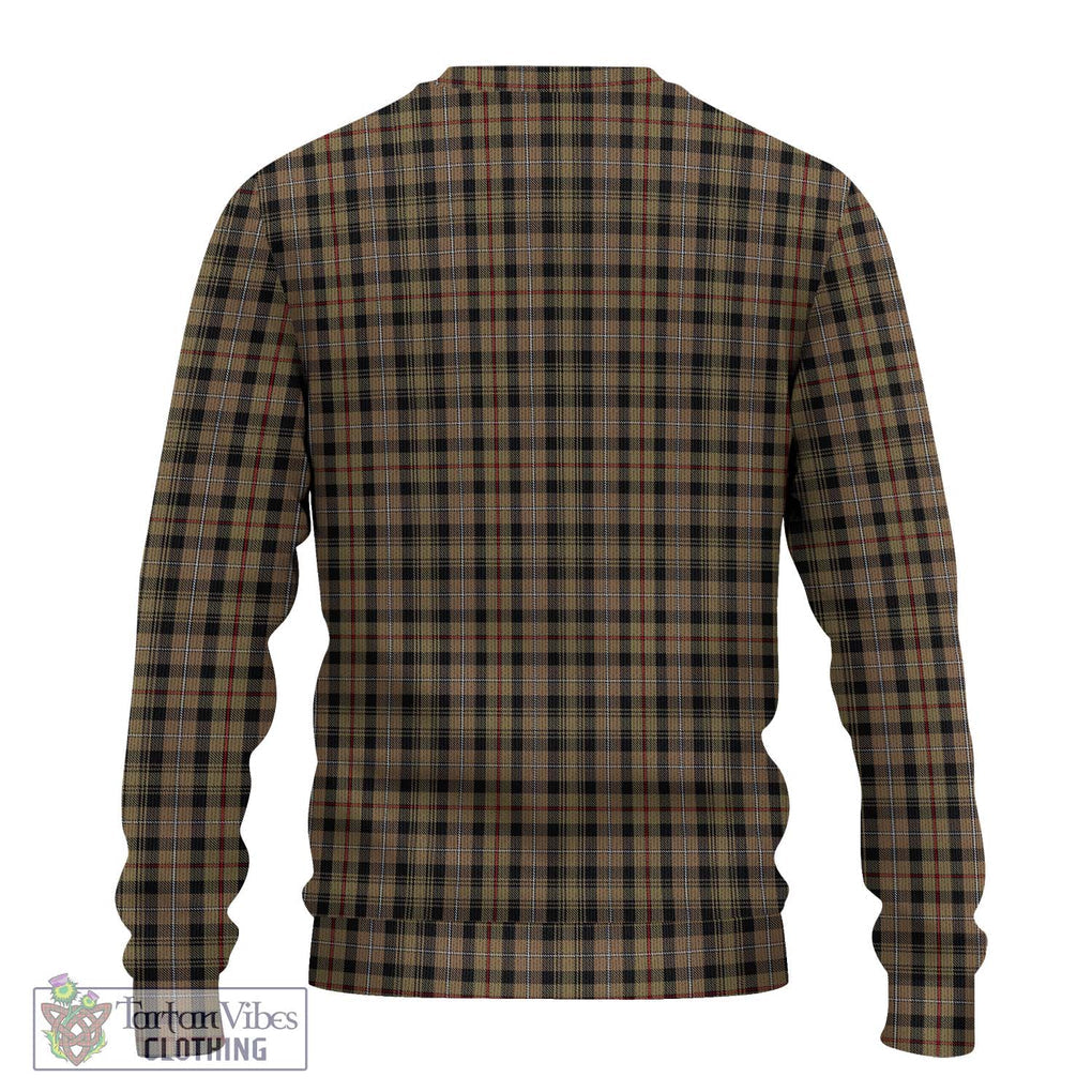 Mackenzie Hunting Tartan Knitted Sweater with Family Crest DNA In Me Style - Tartanvibesclothing Shop