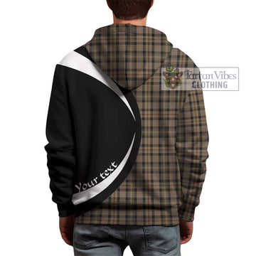 Mackenzie Hunting Tartan Hoodie with Family Crest Circle Style