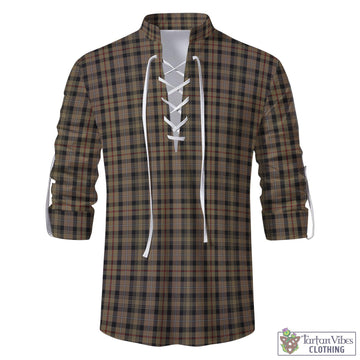 MacKenzie Hunting Tartan Men's Scottish Traditional Jacobite Ghillie Kilt Shirt