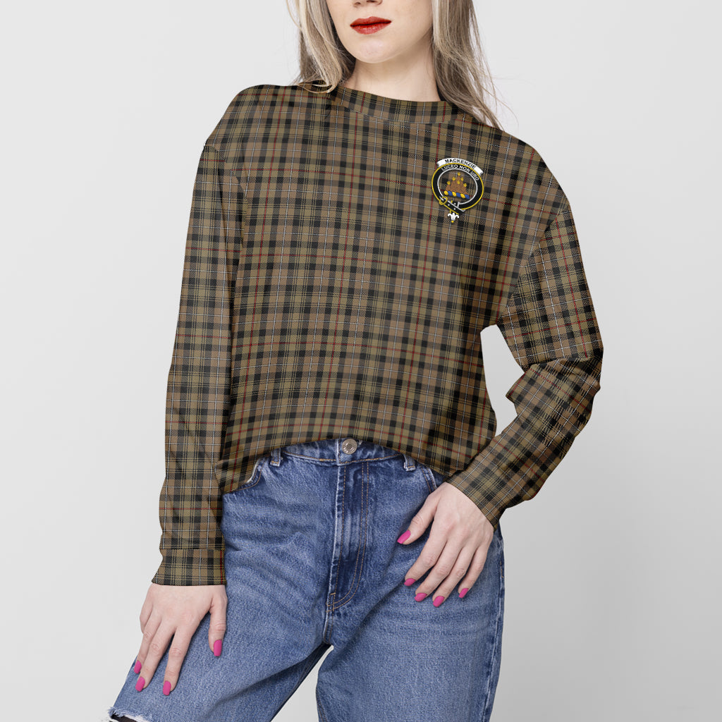 MacKenzie Hunting Tartan Sweatshirt with Family Crest - Tartan Vibes Clothing