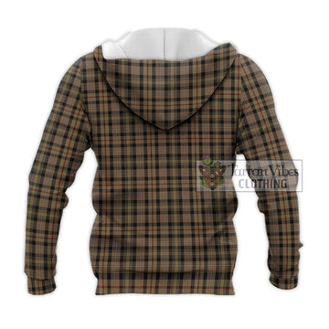 Mackenzie Hunting Tartan Knitted Hoodie with Family Crest DNA In Me Style