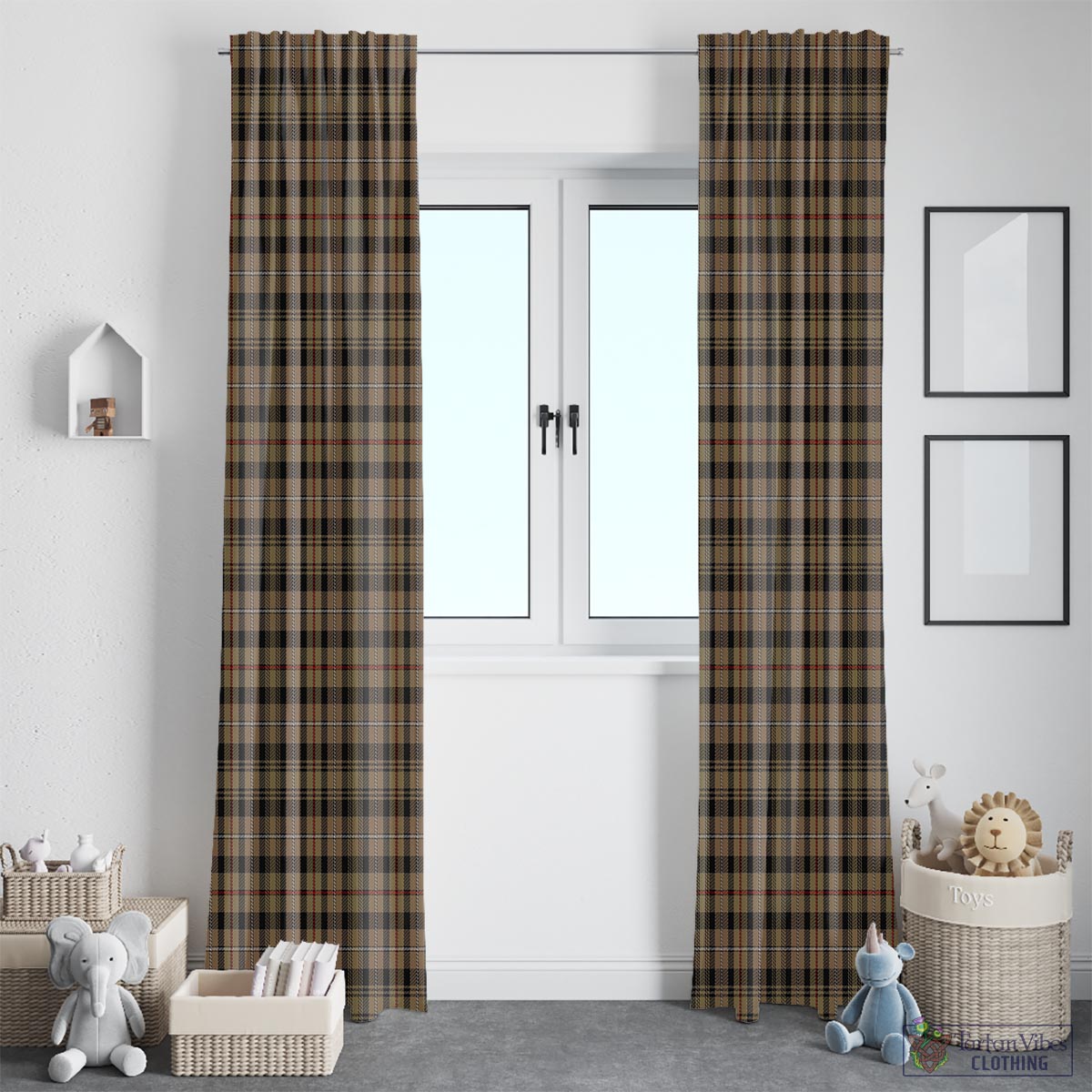 MacKenzie Hunting Tartan Window Curtain