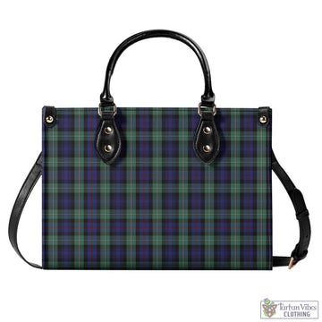 MacKenzie Hunting Green Tartan Luxury Leather Handbags