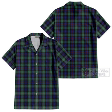 Mackenzie Hunting Green Tartan Cotton Hawaiian Shirt