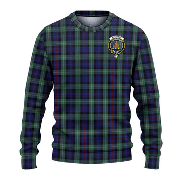 MacKenzie Hunting Green Tartan Ugly Sweater with Family Crest